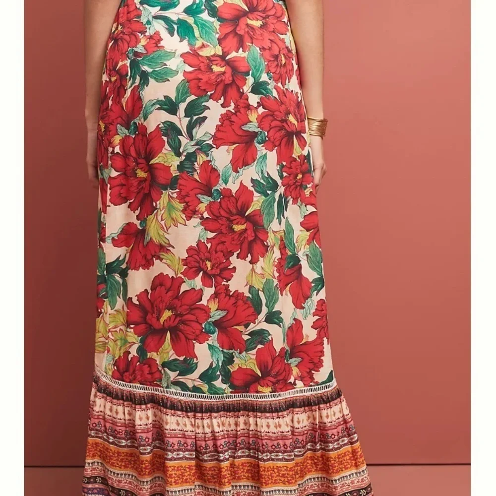 Anthropologie farm rio wrap skirt xs new with tags
